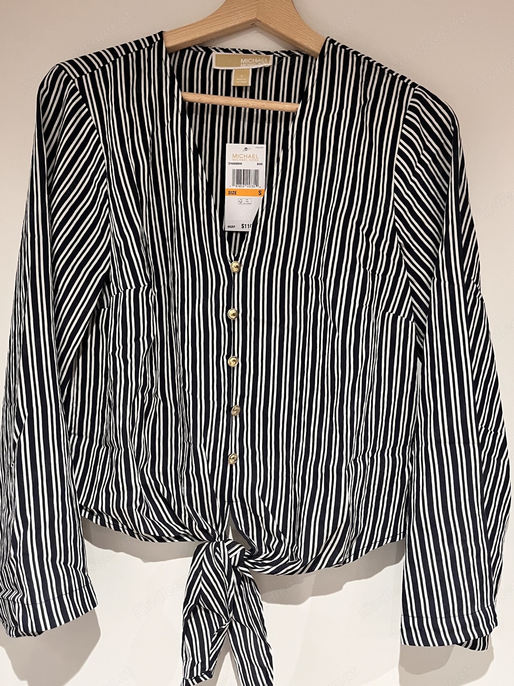 Neu mit Etikett, Michael Kors Bluse dunkelblau