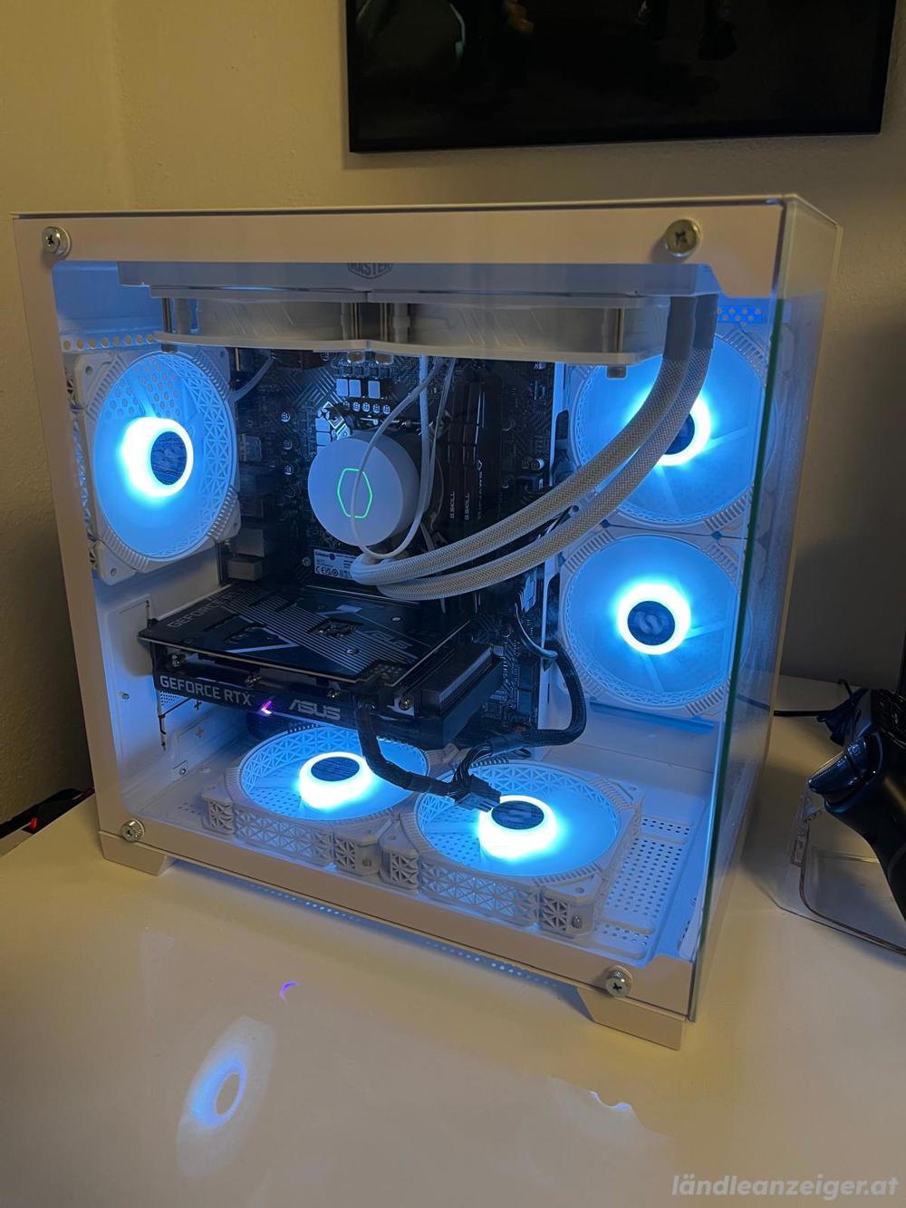 Custom Gaming PC Mid-Range Weiß