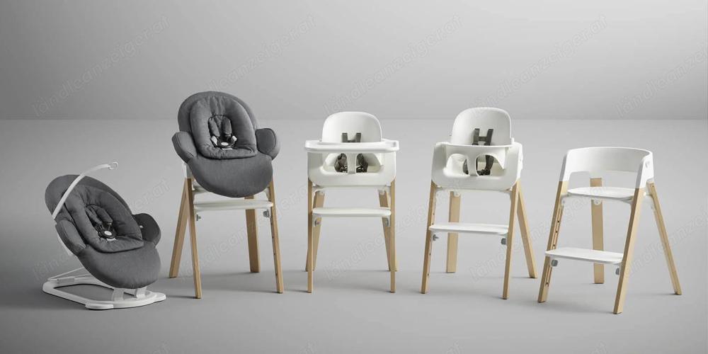 Stokke Steps Hochstuhl inkl. komplettem Zubehör ? Wie neu!