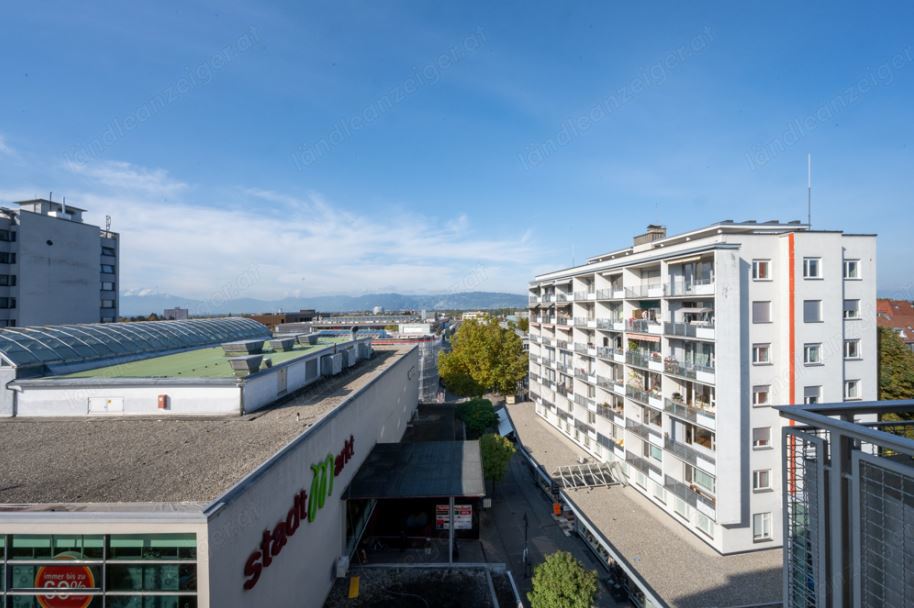 Dornbirn Zentrumsnahe, großzügige, helle 3,5-Zimmer Wohnung mit tollem Ausblick