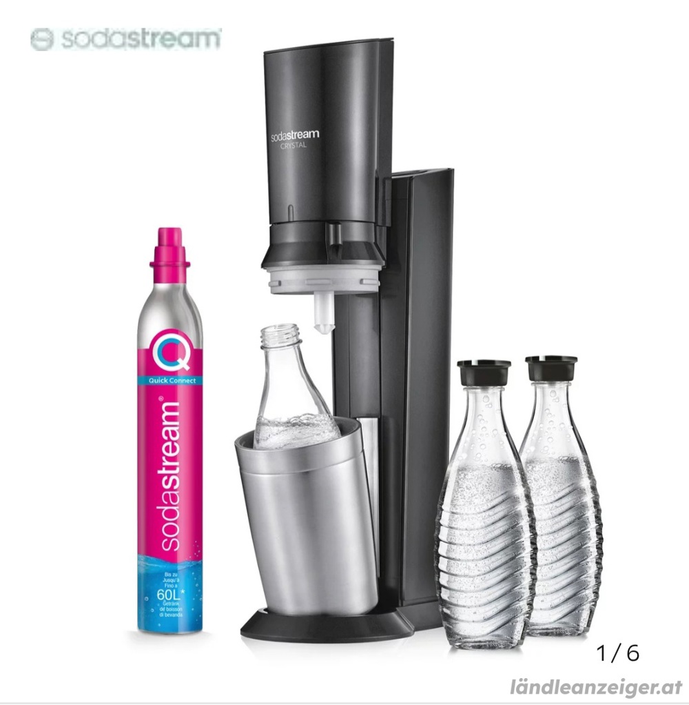 Sodastream incl. 3 Glasflaschen 