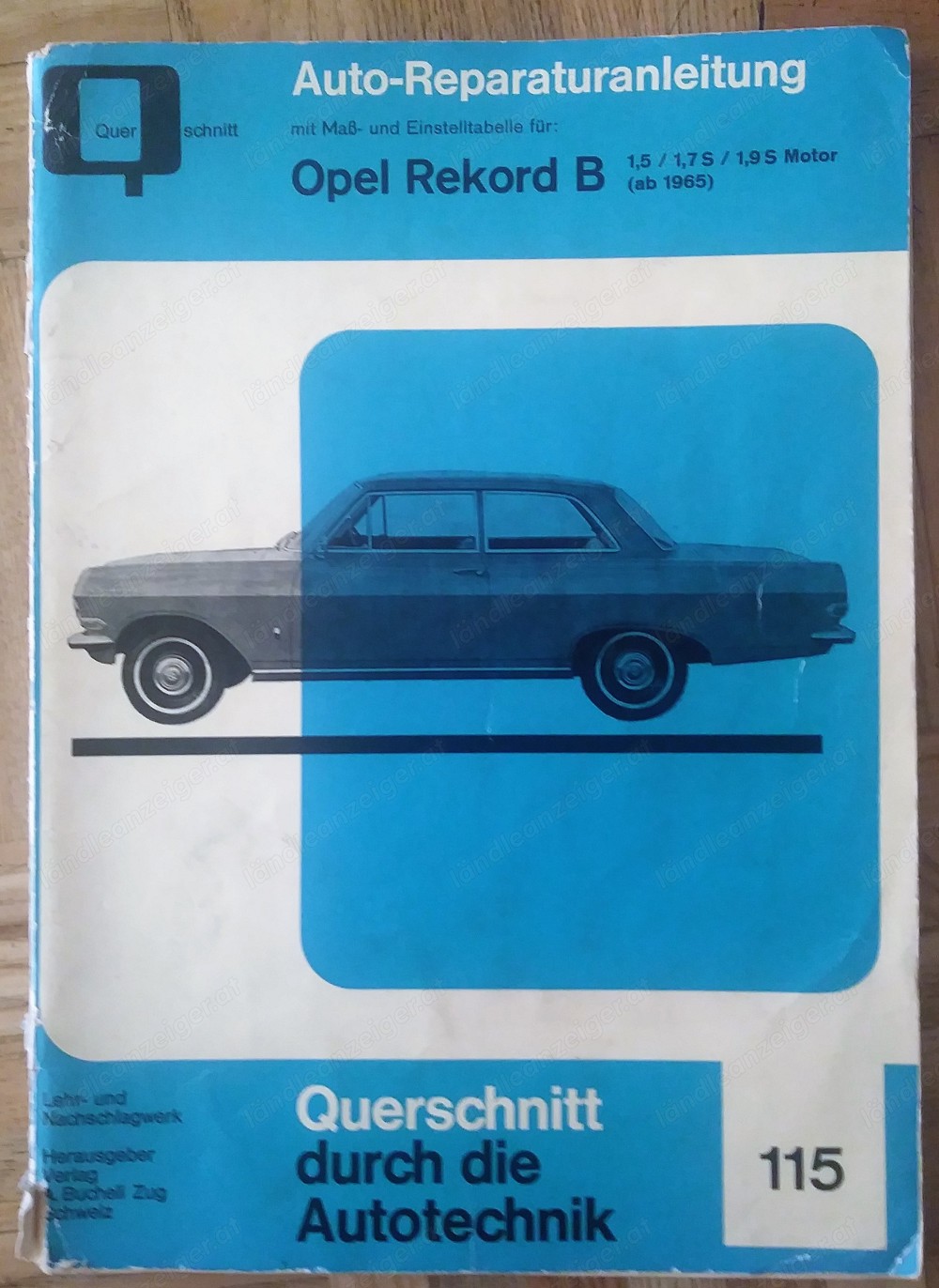 Opel Record B Reparaturanleitung