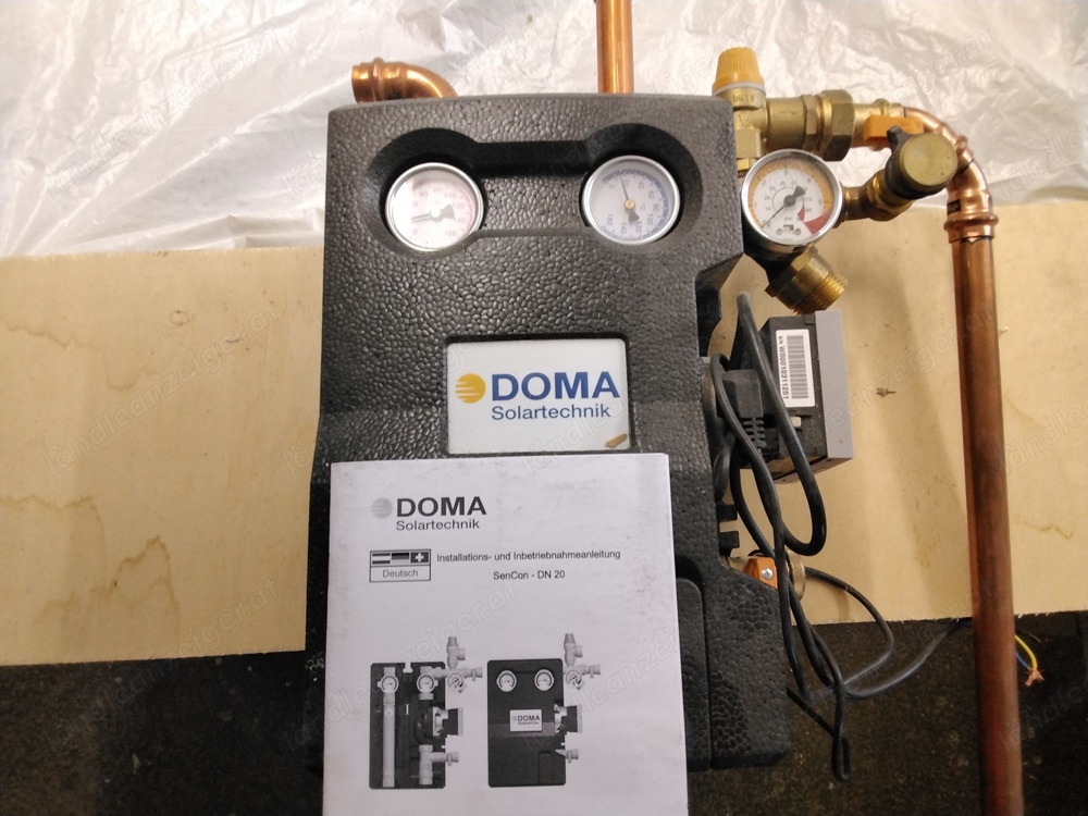 Doma Solar-Pumpengruppe und ca. 20 l Solar-Glykol