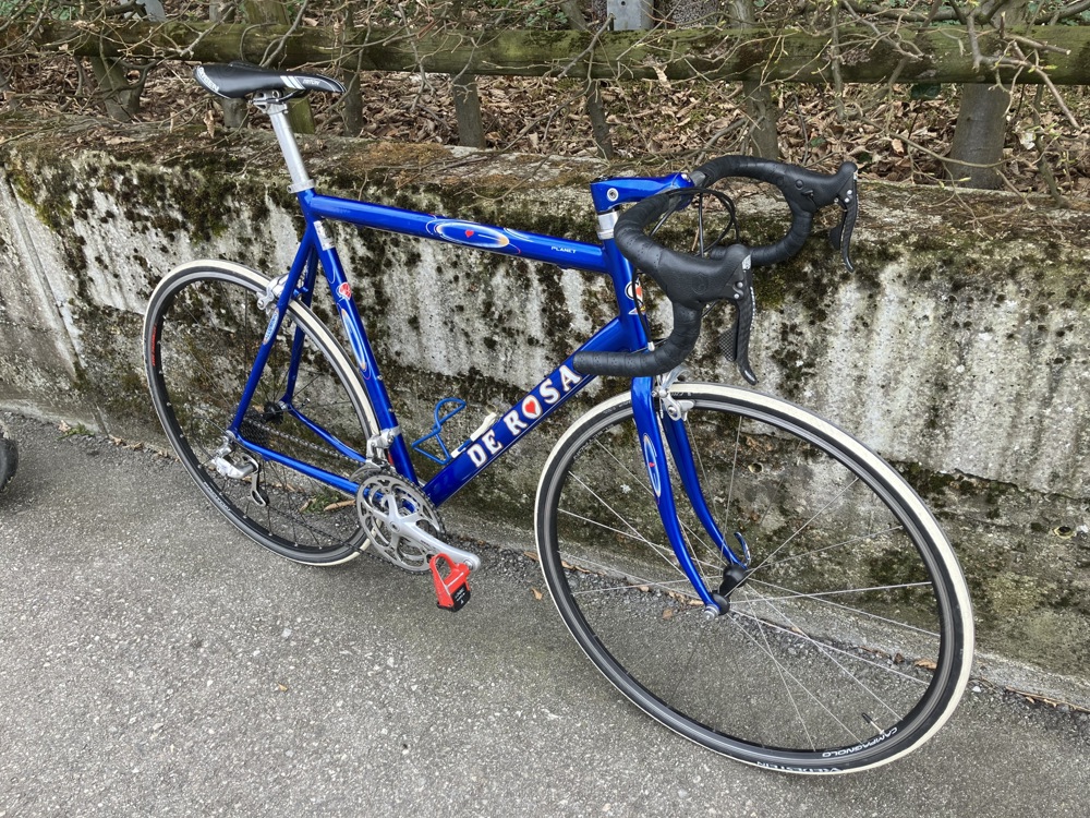 Rennrad De Rosa  Planet  + Zubehör 