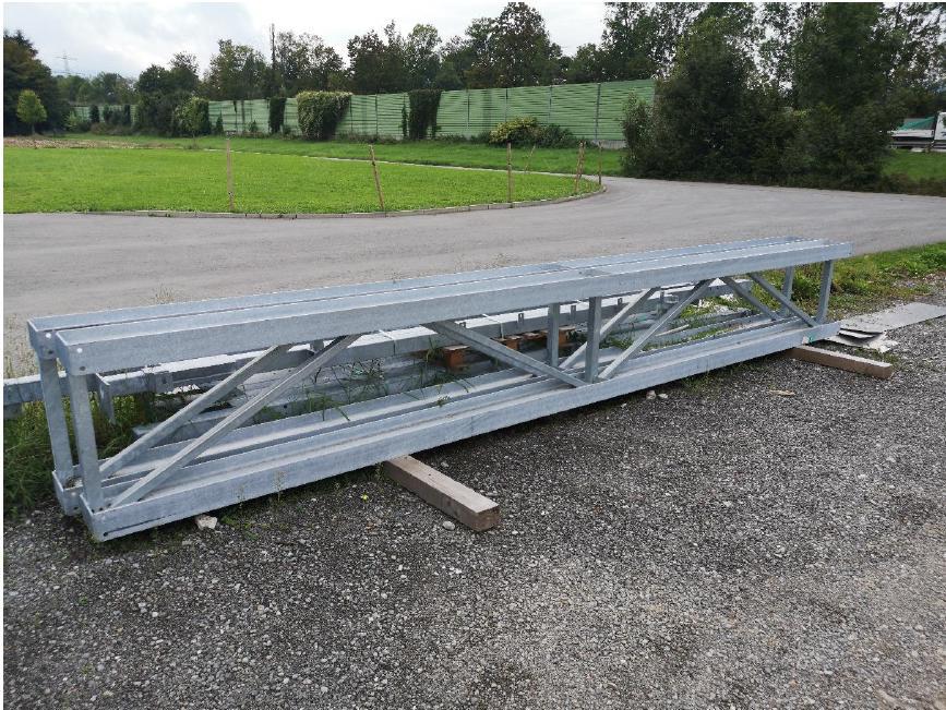 Lagerhalle Stahlkonstruktion 13m x 21m (Hersteller Schwarzmann)