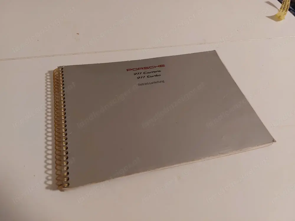 Porsche 911 Betriebsanleitung 