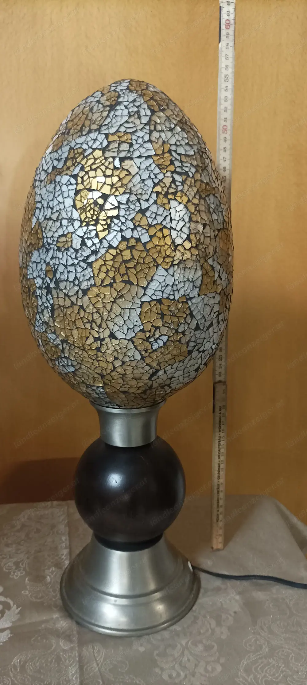 Schöne Mosaik Tischlampe 