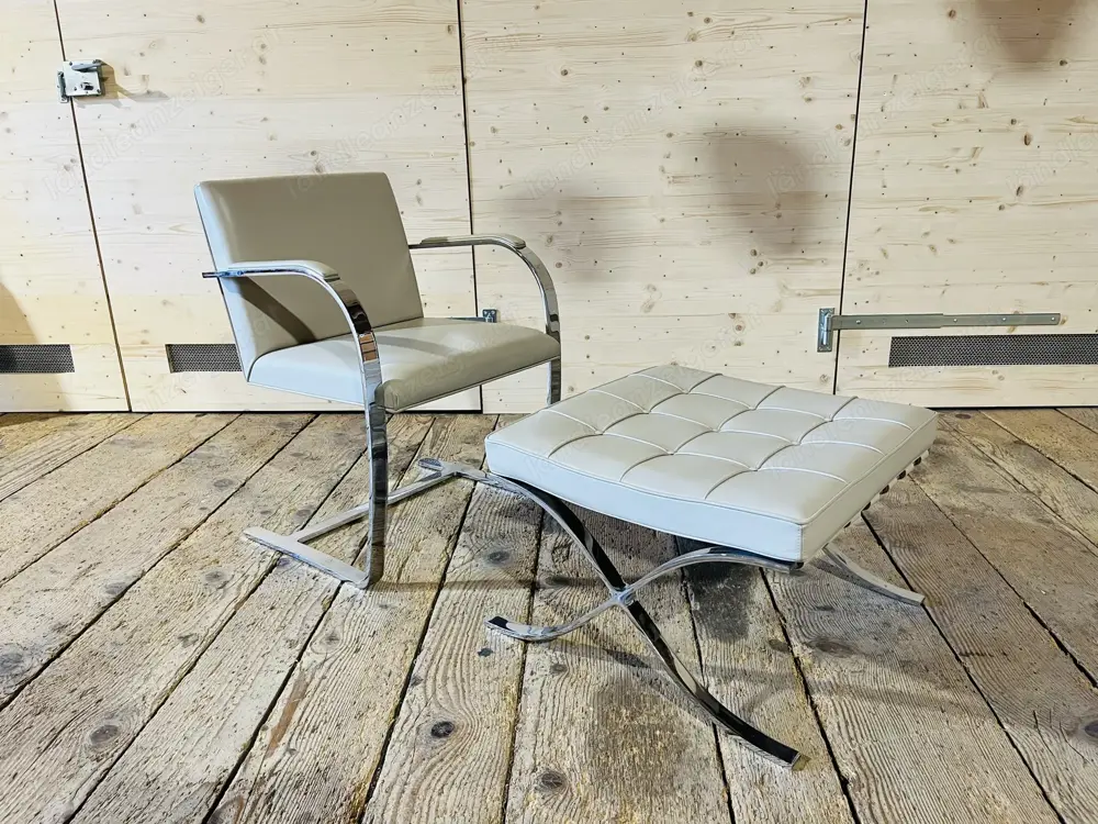 Ikonische Designklassiker: Stuhl und Hocker