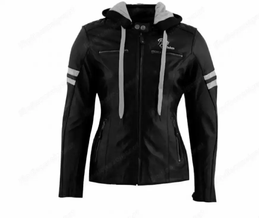 Rusty Stitches Joyce Hooded Damen Motorradjacke