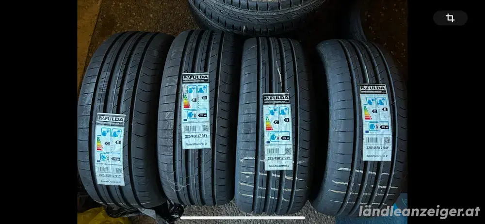 4 x 225 45 17  91 Y  Sommerreifen 