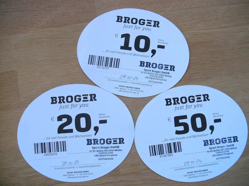 Gutscheine Sport Broger in Mellau - 15% reduziert Gutscheine Sport Broger in Mellau - 15% reduziert