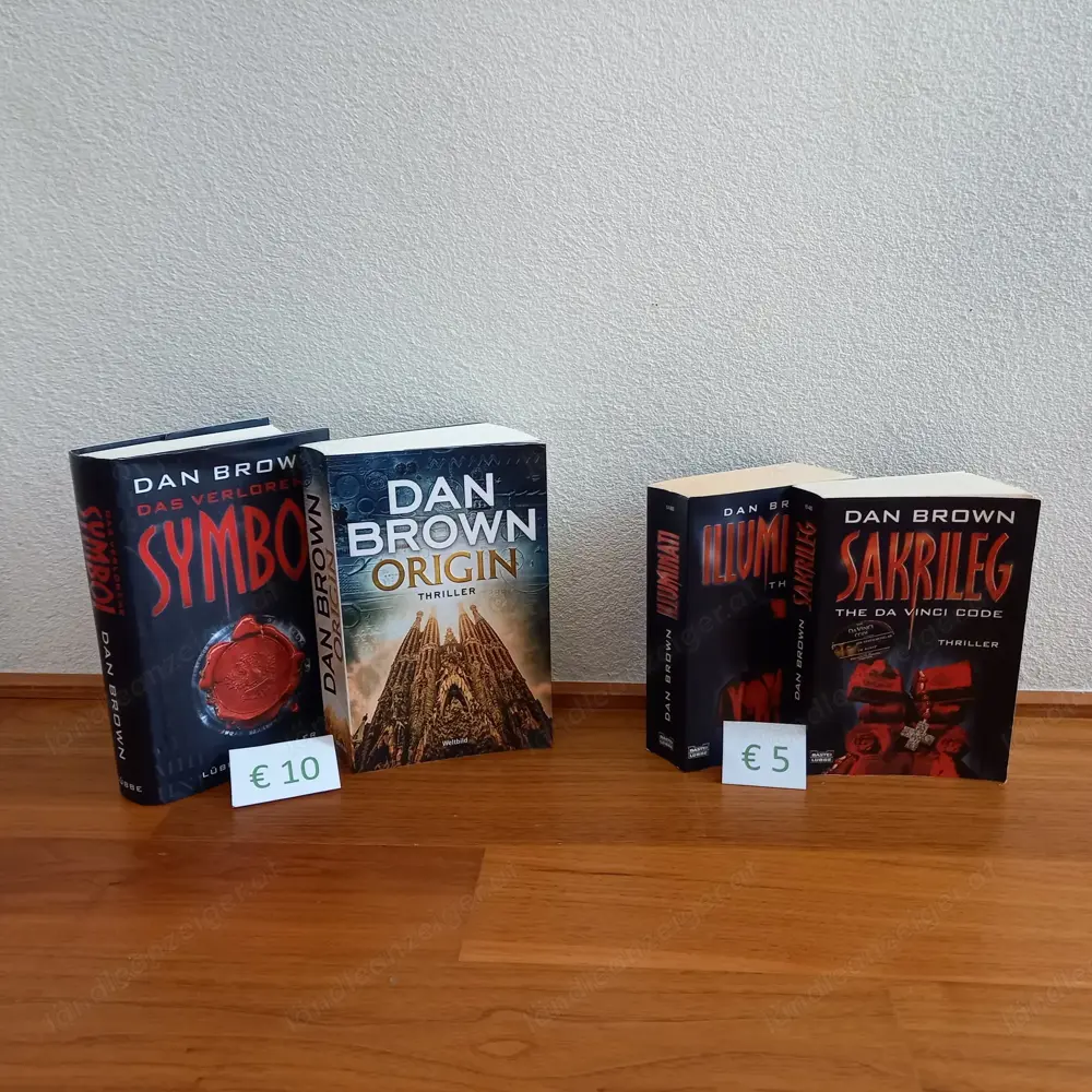 Bücher des Thriller Autor Dan Brown Bücher des Thriller Autor Dan Brown