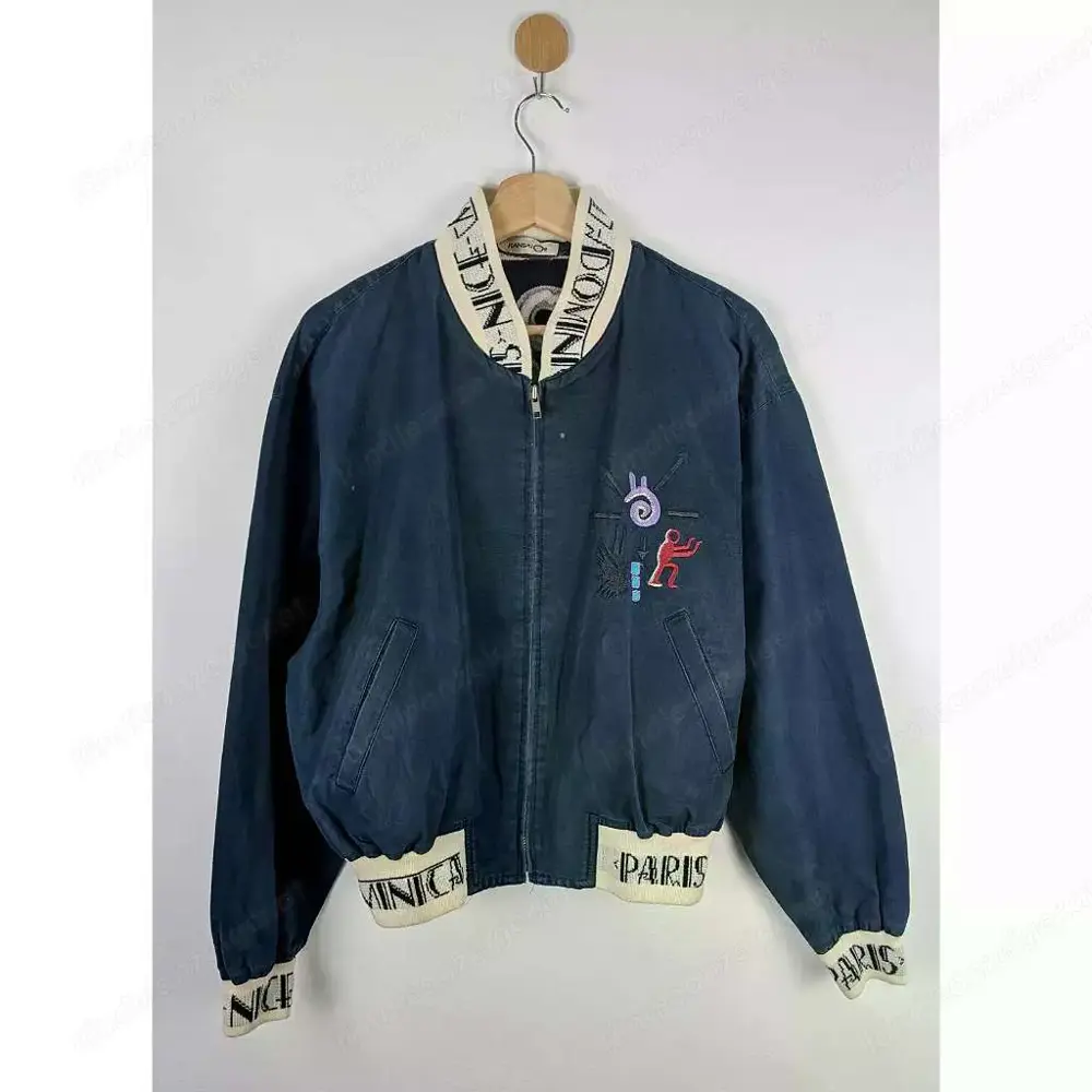 Vintage College-Jacke  "Japan - Kansai  Yamamoto  Art  O2"  * Rarität *