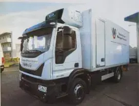 Iveco LKW mit Kühlkoffer und TK Abteil, Hebebühne