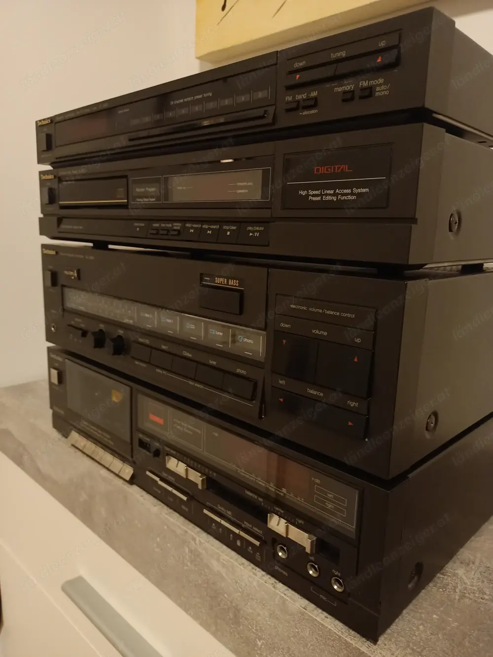 Technics Stereoanlage mit Metz Lautsprechern Technics Stereoanlage mit Metz Lautsprechern