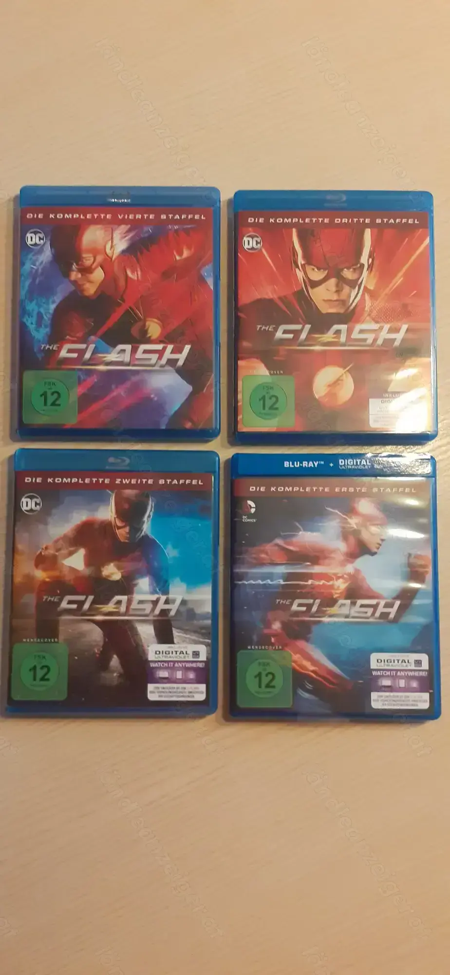 The Flash Staffel 1-4 Blu Ray The Flash Staffel 1-4 Blu Ray