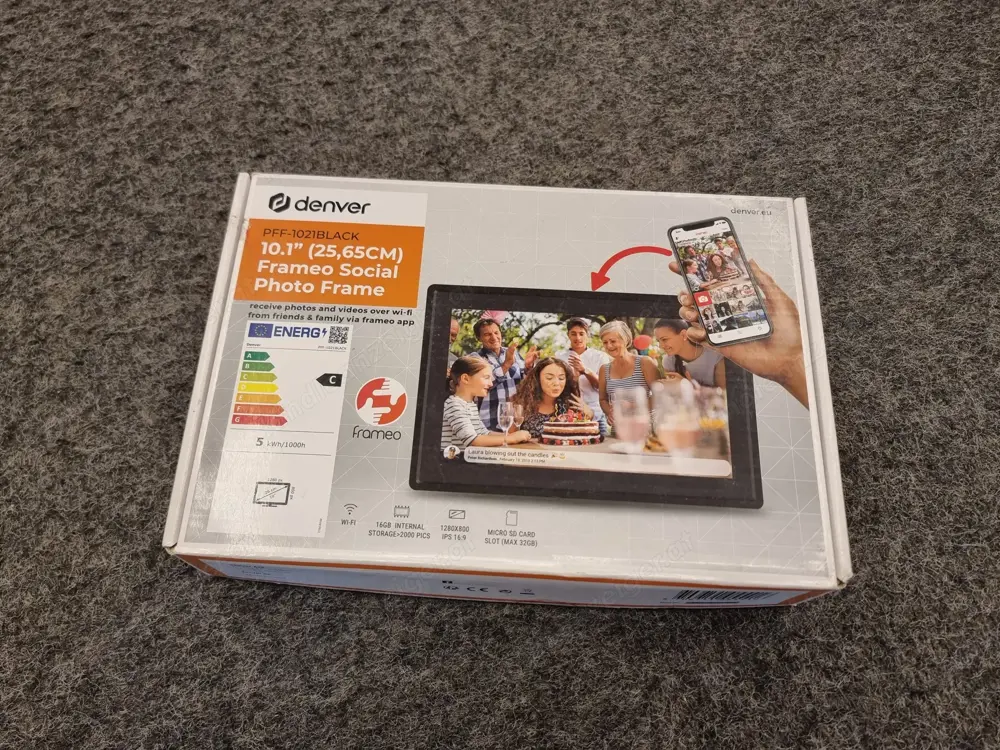 Digitale Bilderrahmen   Denver Frameo 10,1  WiFi