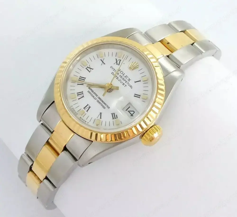 Rolex Datejust Damenuhr Stahl Gold Oysterband