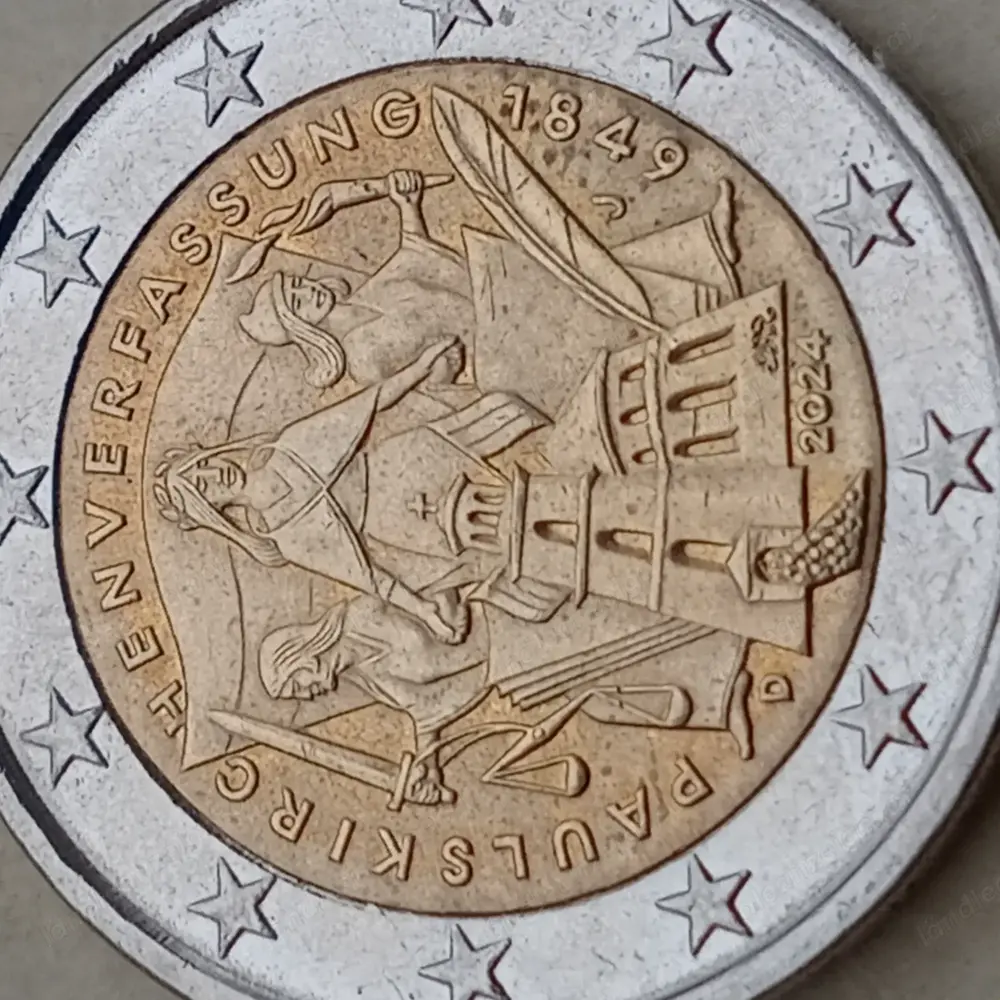 2 euro 2023 j paulskirchen verfassung 