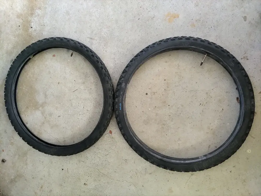 Fahrrad Mantel und Schlauch