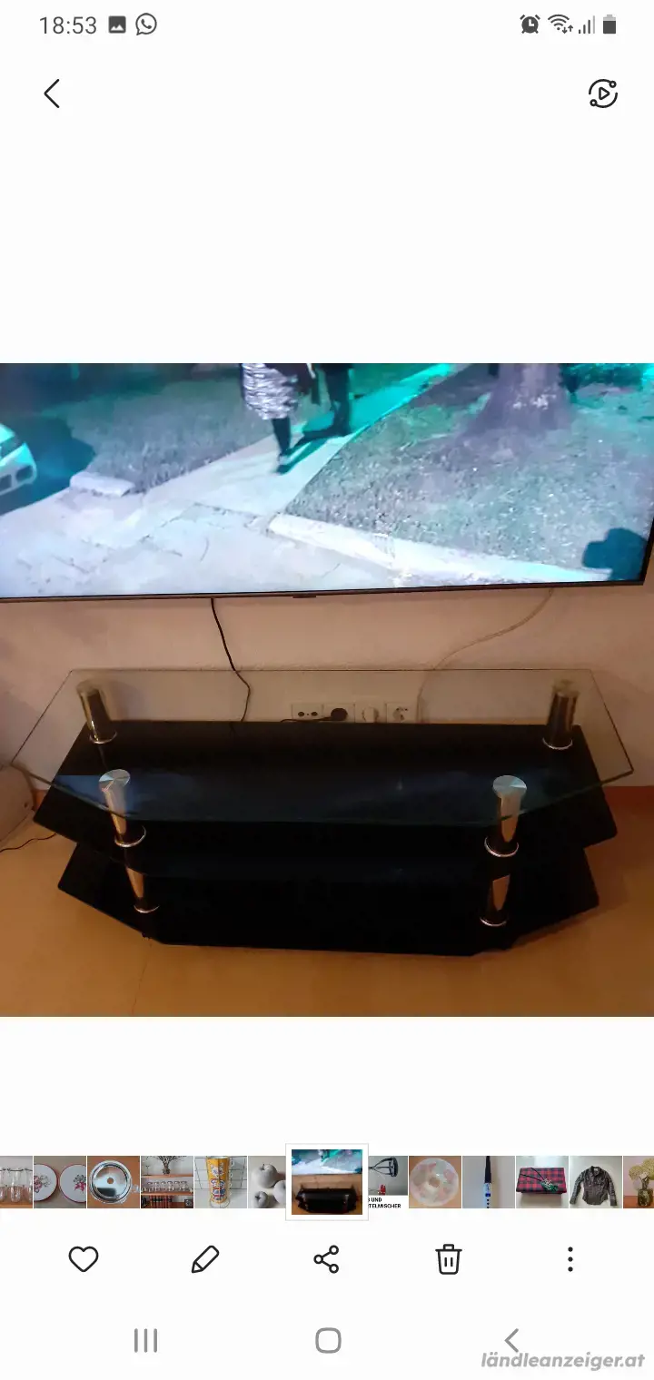 TV Tisch Glas TV Tisch Glas