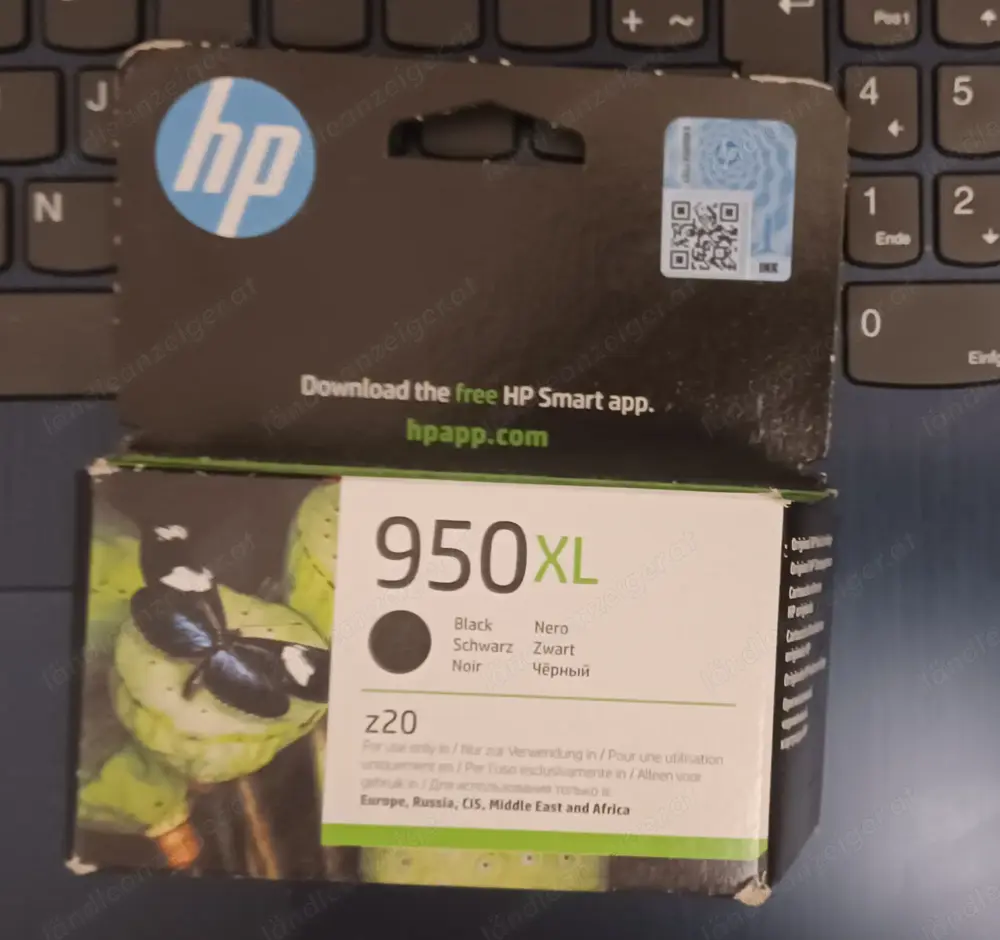HP Patrone 950XL schwarz Original NEU HP Patrone 950XL schwarz Original NEU
