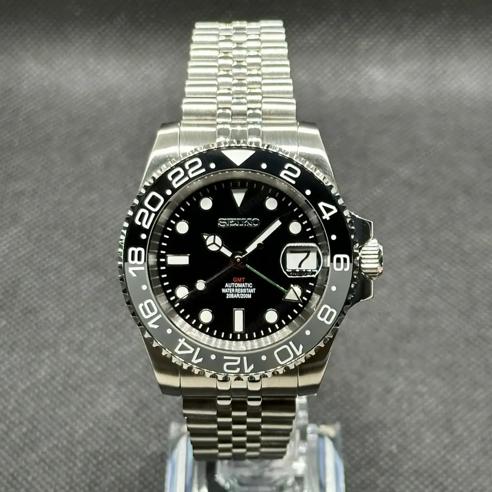 Seiko "GMT" (GMTEIKO) mit dualer Zeitzonenfunktion zu verkaufen!