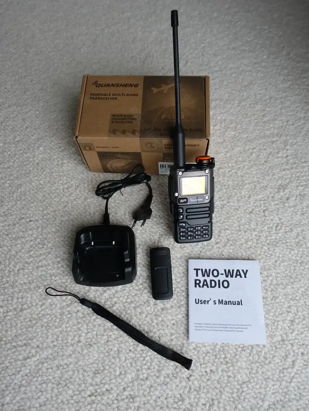 Funkgerät Amateurfunk Flugfunk Scanner Quan Sheng UV-K5 Handfunkgerät Funkgerät Amateurfunk Flugfunk Scanner Quan Sheng UV-K5 Handfunkgerät