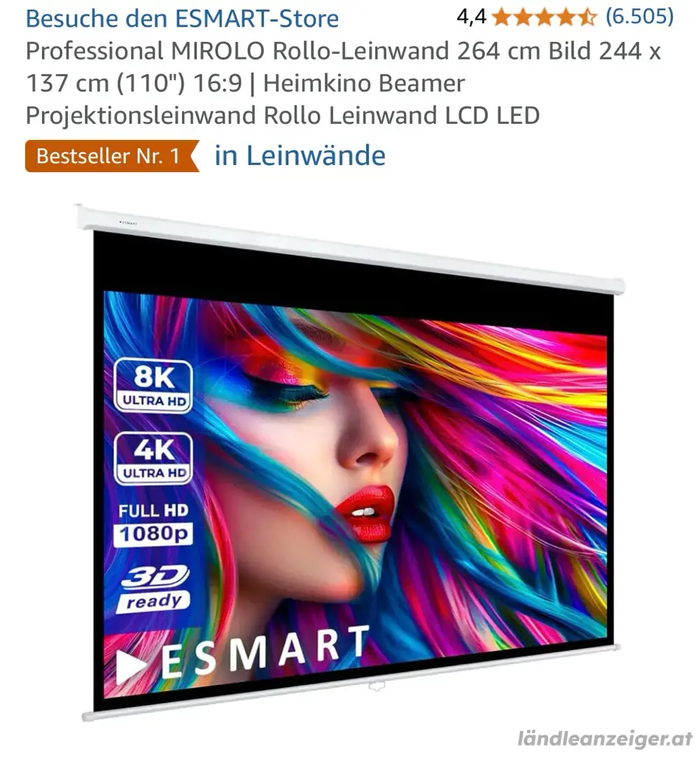 Esmart Rollo Leinwand 110'' Esmart Rollo Leinwand 110''