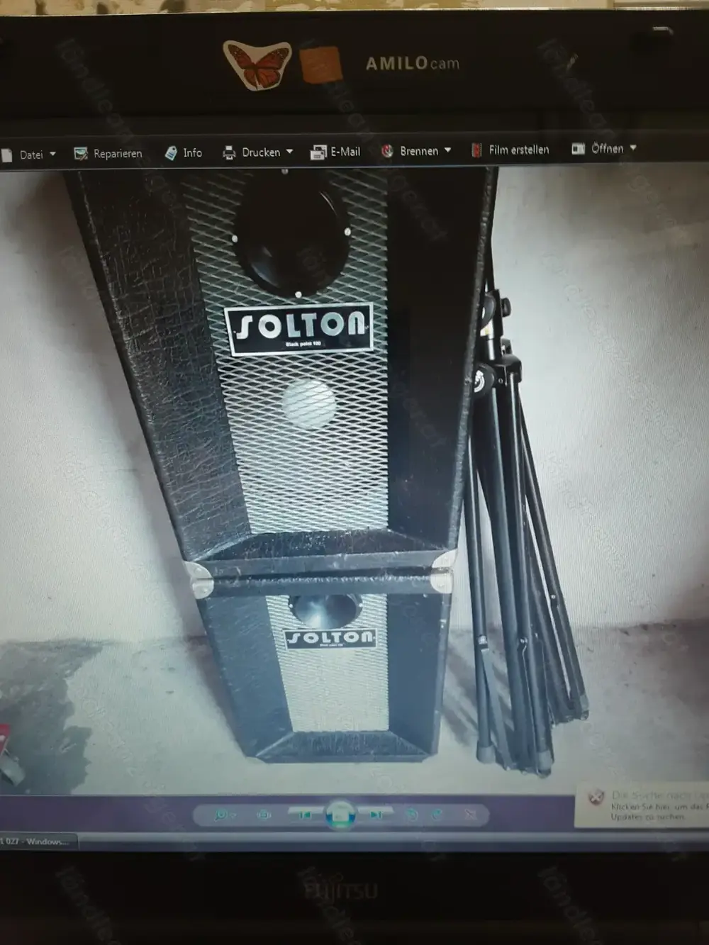 Verkaufe 2 Solton Boxen mit Stative Verkaufe 2 Solton Boxen mit Stative