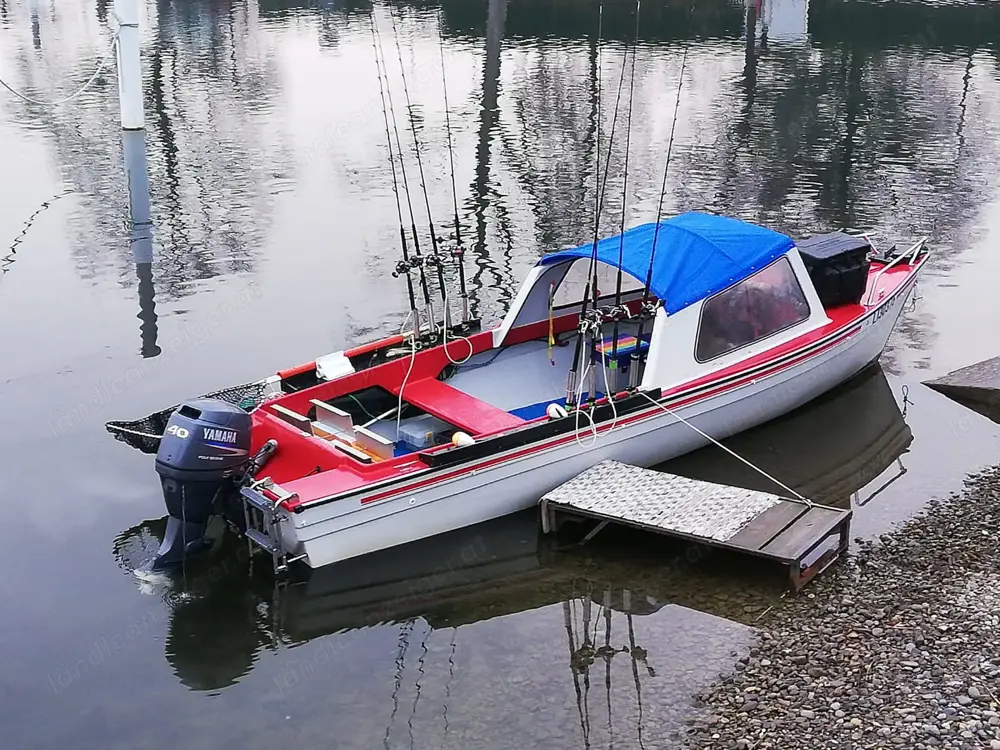 Fischerboot Fischergondel Motorboot Bodensee Fischerboot Fischergondel Motorboot Bodensee