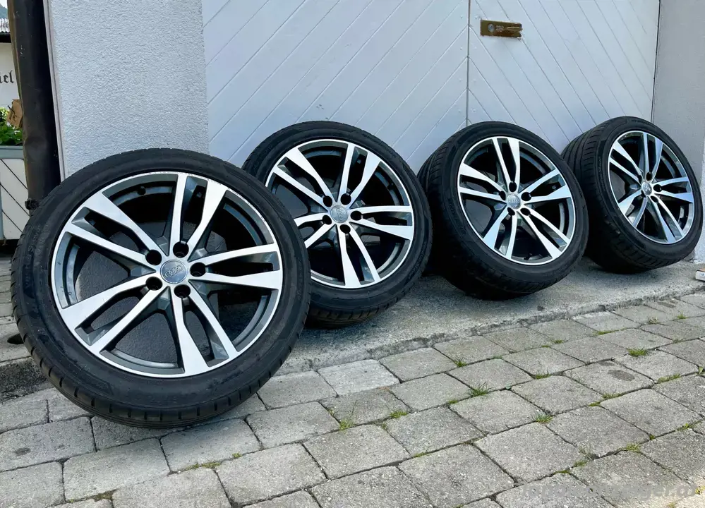Original AUDI A6 Alufelgen mit Sommerreifen 19 Zoll Original AUDI A6 Alufelgen mit Sommerreifen 19 Zoll