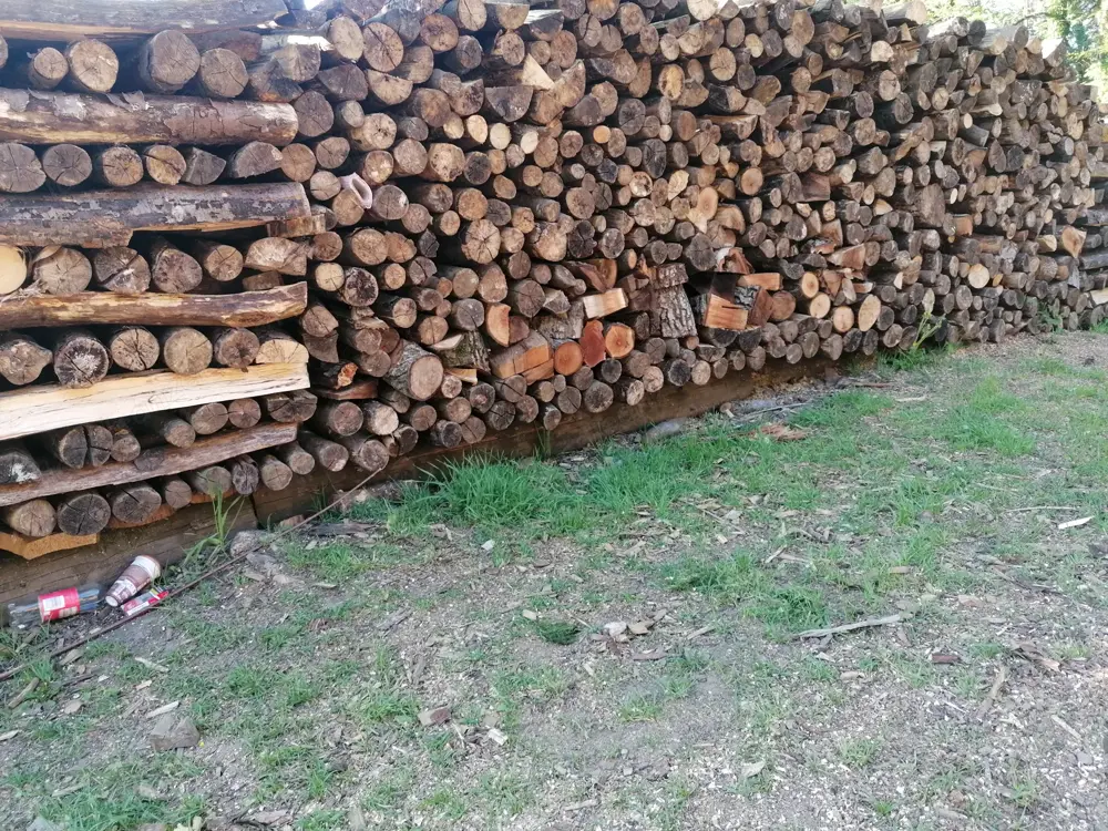 Brennholz hart Rundlinge zum Teil Gespalten Brennholz hart Rundlinge zum Teil Gespalten