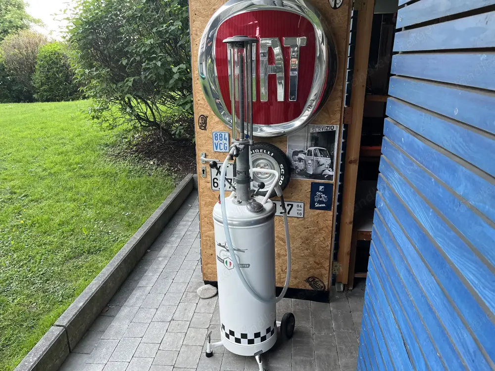 2 Takt Zapfsäule, Vespa, Puch, Zünd App, 