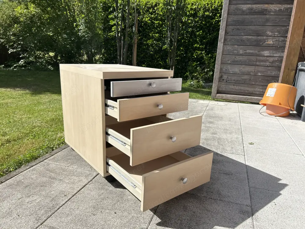 Rollcontainer Ahorn, für Home office, Büro Rollcontainer Ahorn, für Home office, Büro