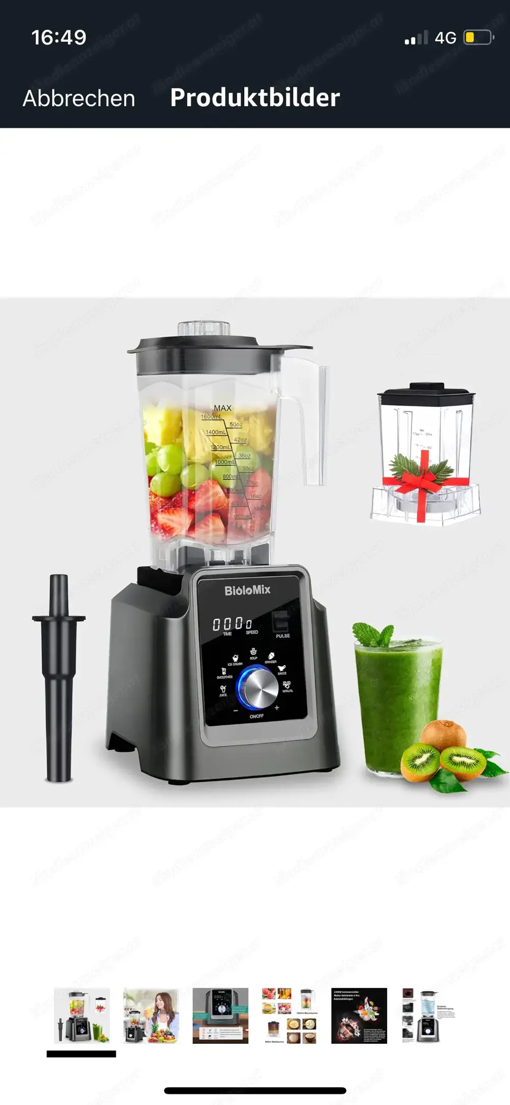 BioloMix Hochleistungsmixer, wie neu BioloMix Hochleistungsmixer, wie neu