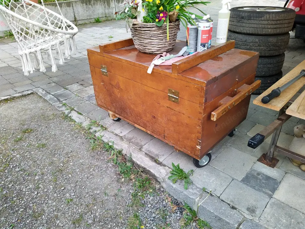 Holzkiste Kiste Tisch Truhe Holzkiste Kiste Tisch Truhe