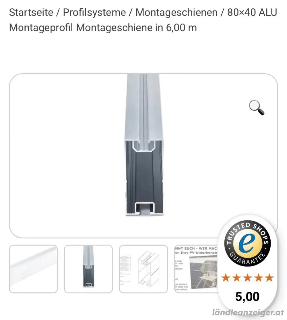 Alu Montageprofile Montageschiene Alu Montageprofile Montageschiene