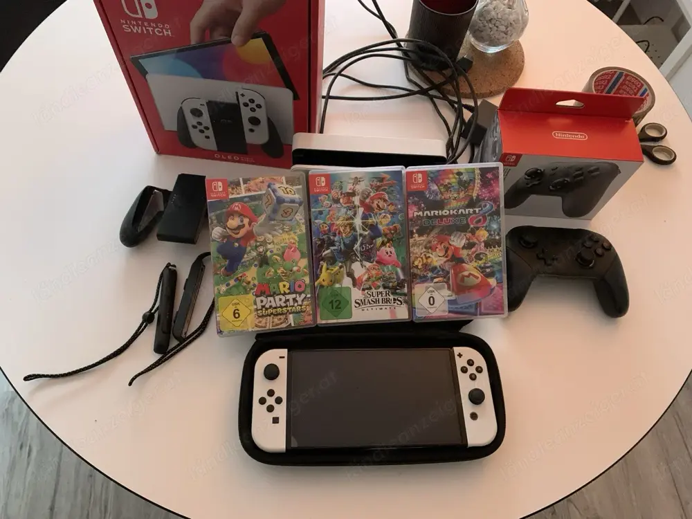 Nintendo Switch OLED Zubehörpaket OVP 