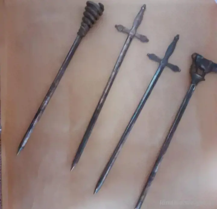 Spiesse aus Silber Spiesse aus Silber