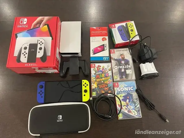 Nintendo switch OLED mit videospiel Nintendo switch OLED mit videospiel