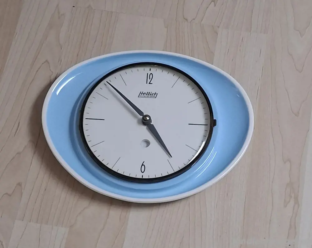 Wanduhr Keramik vintage Wanduhr Keramik vintage
