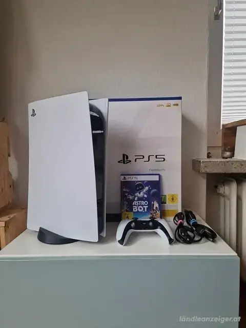 PlayStation PS5 Sony spielkonsole mit controller und rechung PlayStation PS5 Sony spielkonsole mit controller und rechung