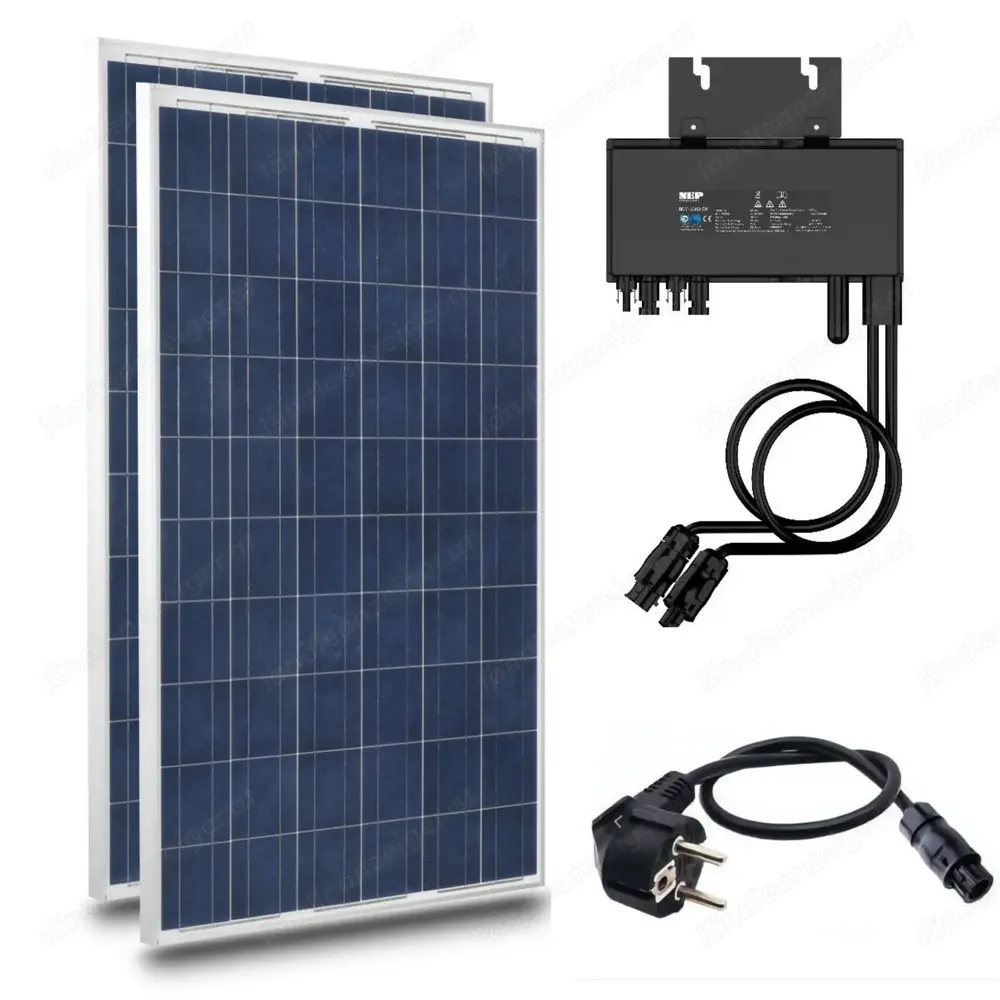 Balkonkraftwerk Komplettset 800W Bifazial Balkonkraftwerk Komplettset 800W Bifazial