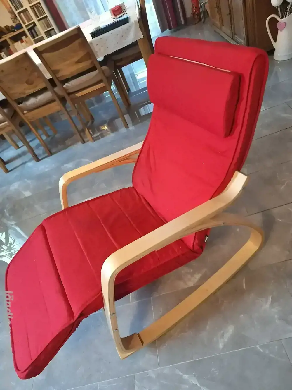 RelexSessel Textil Holz RelexSessel Textil Holz