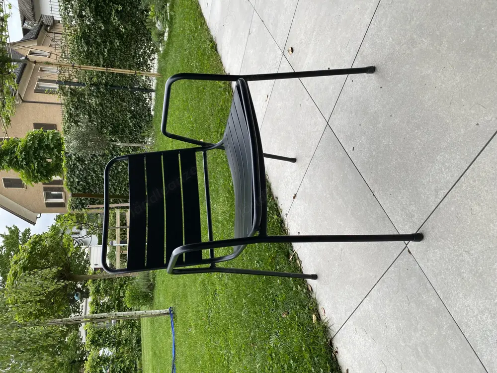 Gartensessel Schwarz - 6 Stück vorhanden Gartensessel Schwarz - 6 Stück vorhanden