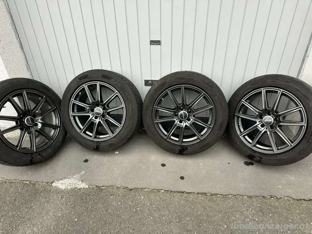 18 zoll Whelworld Felgen mit Winterreifen 5x112 18 zoll Whelworld Felgen mit Winterreifen 5x112