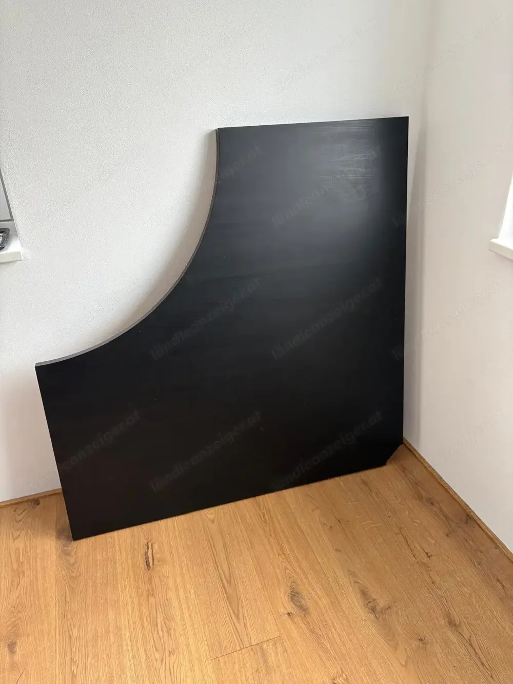 Eck Schreibtisch Schwarz Braun 120x120cm Eck Schreibtisch Schwarz Braun 120x120cm
