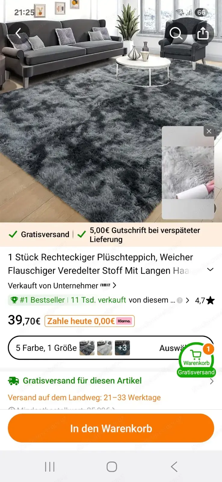 Plüschteppich Plüschteppich
