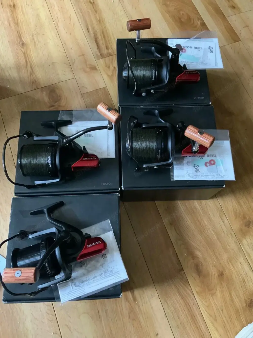4 x Daiwa Basia Custom DCR 6 Rolle x 4 nagelneu nie benutzt